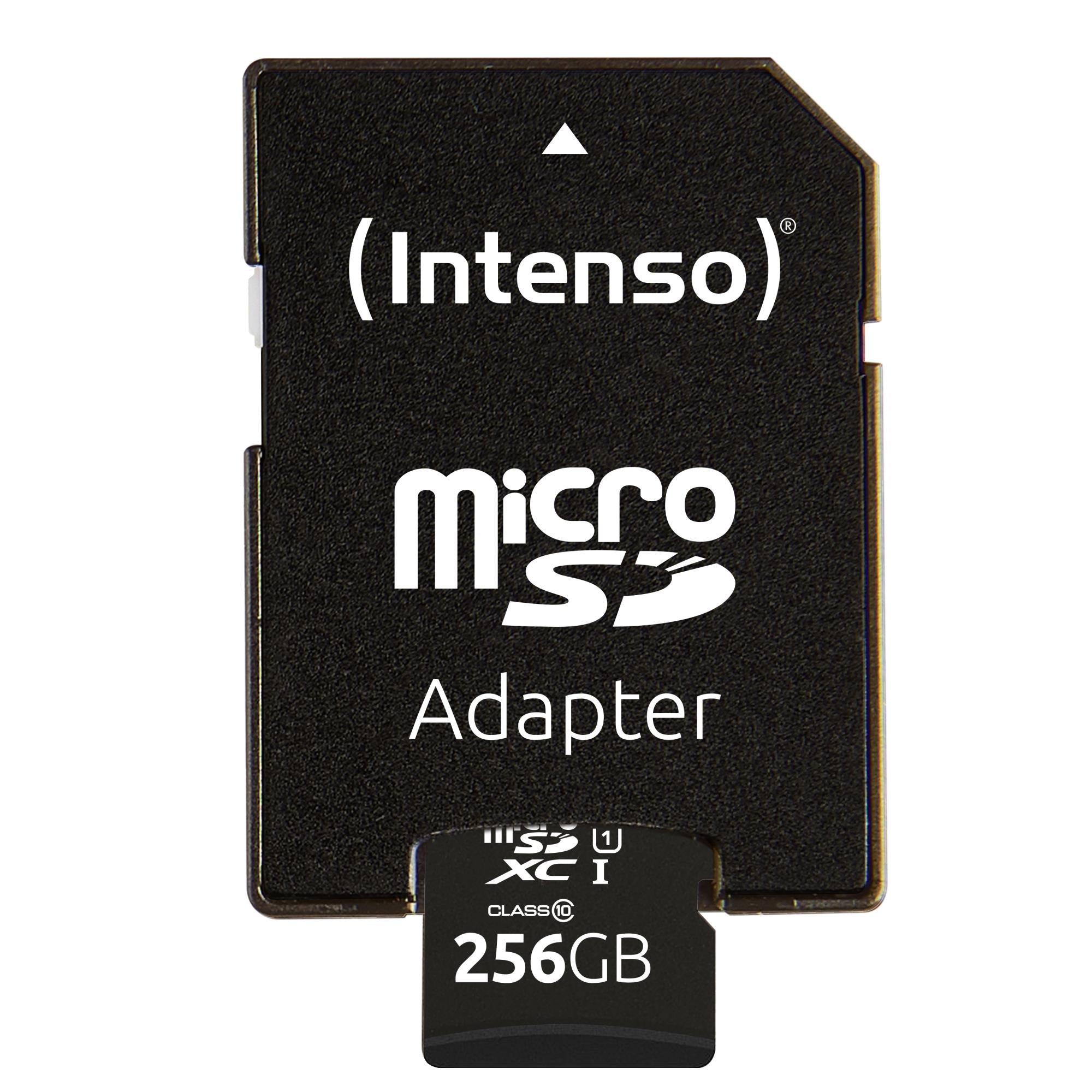 MEMORY MICRO SDXC 256GB UHS-I/W/ADAPTER 3423492 INTENSO