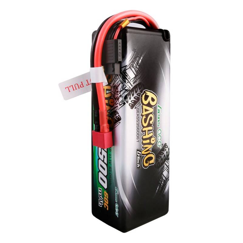 Gens ace G-Tech 5500mAh 11.1V 3S1P 60C HardCase 15# car Battery - Image 3
