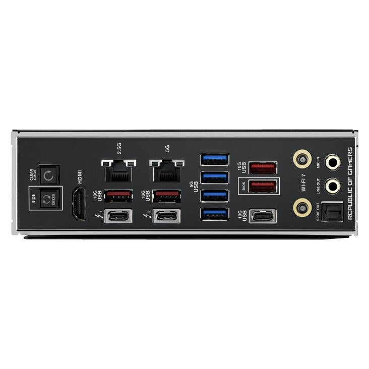 Mainboard ASUS Intel Z890 LGA1851 ATX Memory DDR5 Memory slots 4 1xPCI-Express 4.0 1x 1xPCI-Express 4.0 16x 1xPCI-Express 5.0 16x 6xM.2 1xHDMI 1xAudio-In 1xAudio-Out 4xUSB 3.0 4xUSB 3.1 1xUSB-C 2xUSB-C w/Thunderbolt 1xOptical S/PDIF 2xRJ45