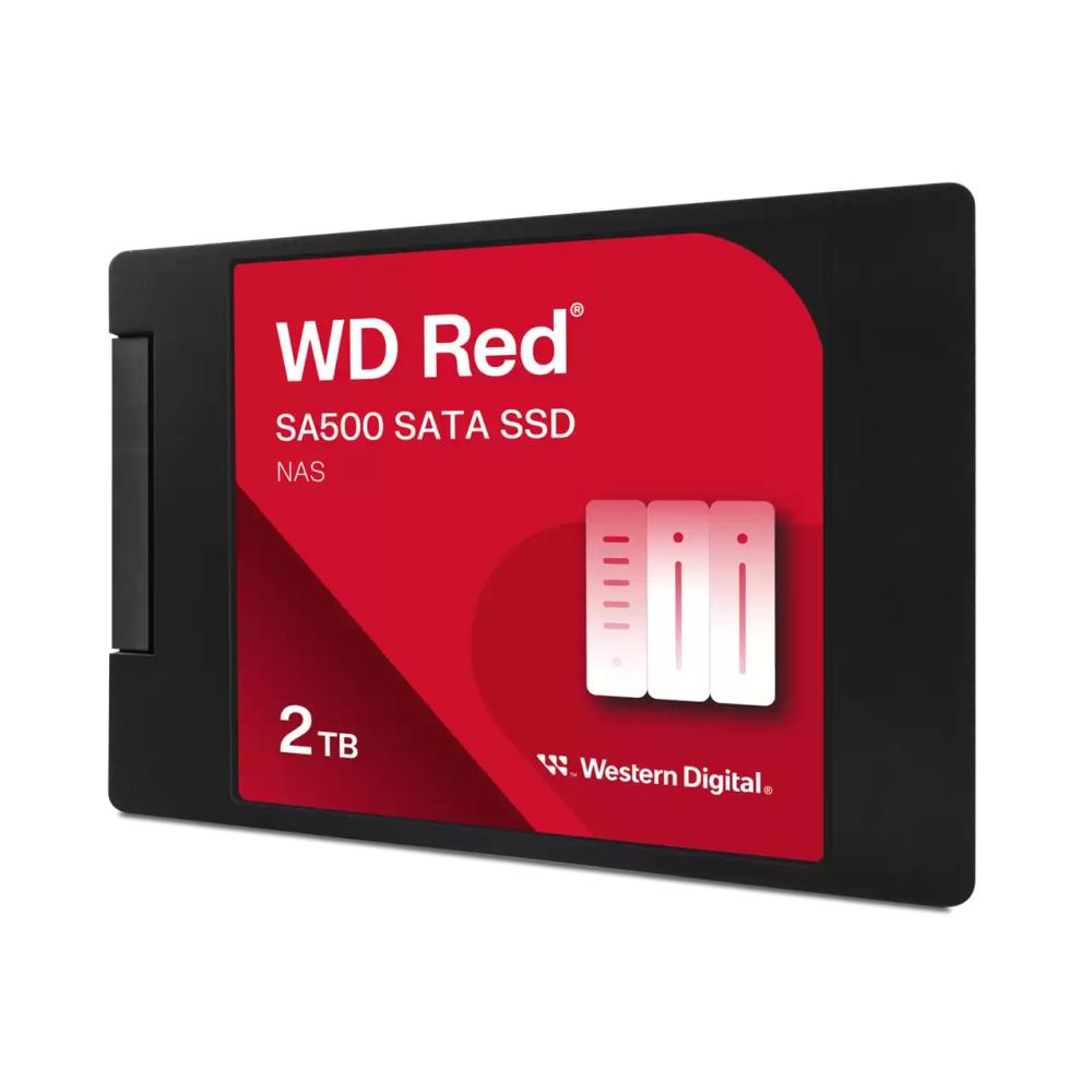SSD WESTERN DIGITAL Red SA500 2TB SATA 3.0 Write speed 520 MBytes/sec Read speed 560 MBytes/sec 2,5" TBW 500 TB MTBF 1750000 hours WDS200T2R0A