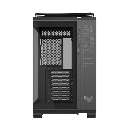 Case|ASUS|TUF Gaming GT502 Horizon|MidiTower|Case product features Transparent panel|Not included|ATX|MicroATX|MiniITX|Colour Black|TUFGAMINGGT502HORIZON