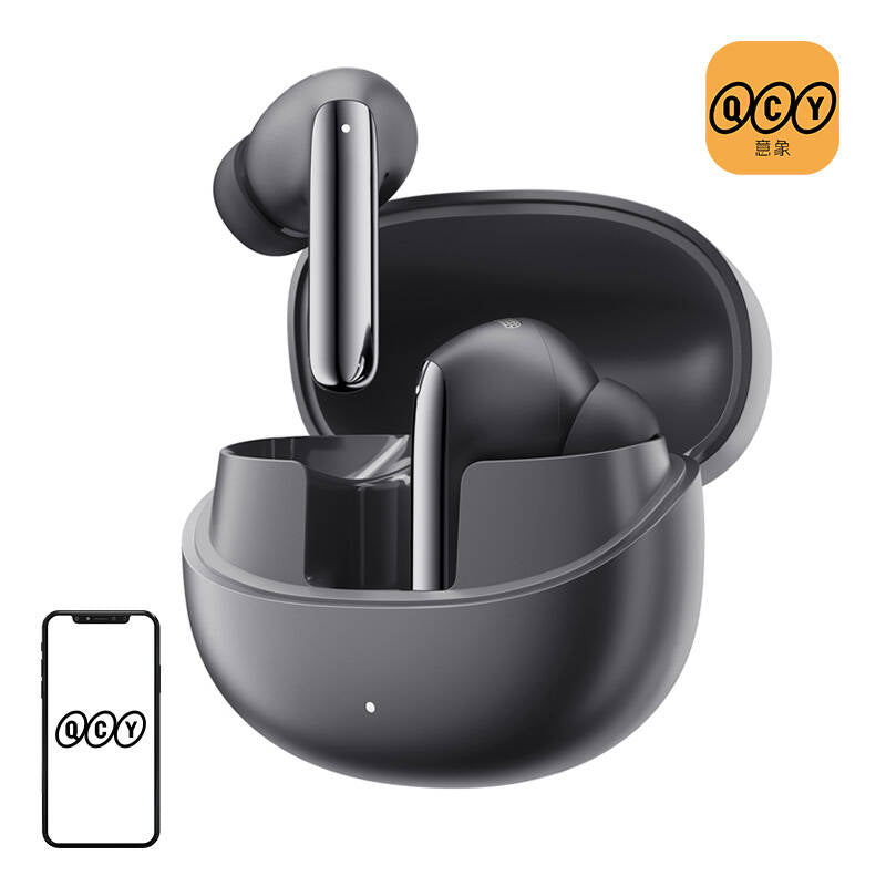 TWS QCY MeloBuds Pro HT08 Headphones, ANC (black) - Image 1