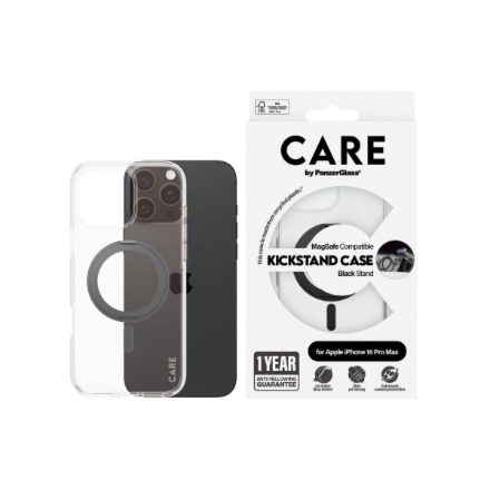 CARE Back cover | Apple | iPhone 16 Pro Max | Recycled plastic | Transparent
