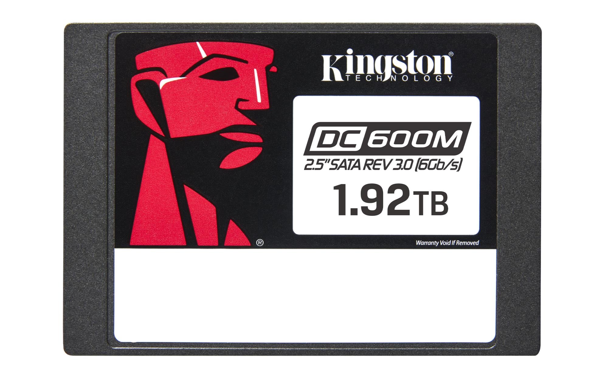 SSD KINGSTON 3504xTBW rating MTBF 2000000 h Read speed 560 MB/s Write speed 530 MB/s Serial ATA III 2.5" 1920 GB DC600M SEDC600M/1920G