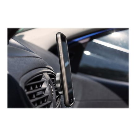Goobay | Magnetic mount Metal Slim Design for smartphones (35mm) | 38685 | Black/Silver | Magnetic holder is suitable fo