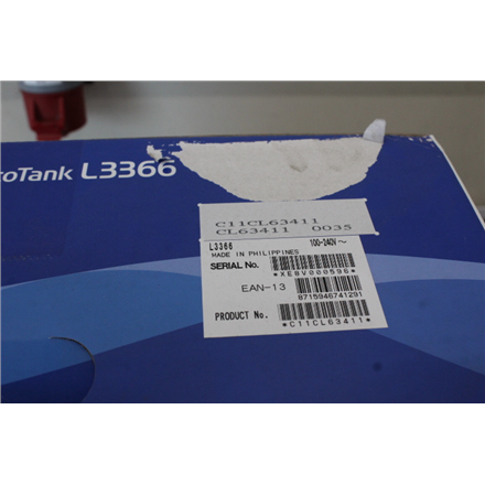 SALE OUT. Epson EcoTank L3366 Multifunctional Printer | SALE OUT. | Epson Multifunctional printer | EcoTank L3366 | Inkj