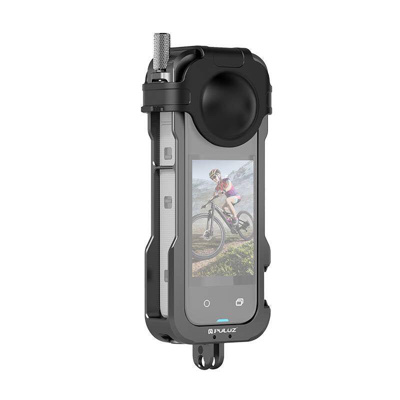 Metal Protective Cage With Lens Cover PULUZ for Insta360 X4 - Image 1