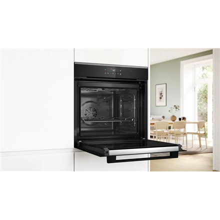 Bosch Oven | HBA272BB3 | 71 L | Electric | Pyrolysis/Hydrolytic | Touch control | Height 59.5 cm | Width 59.4 cm | Black