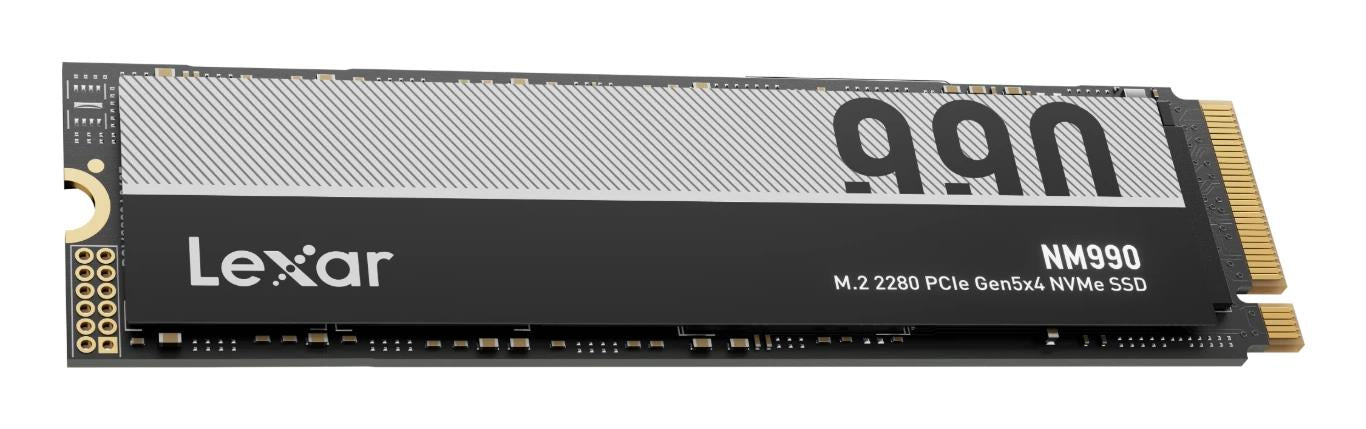 SSD LEXAR NM990 2TB M.2 NVMe Write speed 10000 MBytes/sec Read speed 14000 MBytes/sec 2.45mm TBW 750 TB MTBF 1500000 hours LNM990X002T-RNNNG