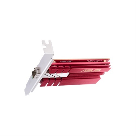 Asus | XG-C100F 10G PCIe Network Adapter; SFP+ port for Optical Fiber Transmission and DAC cable | 10/100/1000/10000 Mbi