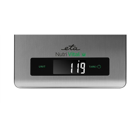 ETA | Kitchen scales with smart application | Nutri Vital | Maximum weight (capacity) 5 kg | Graduation 1 g | Display ty