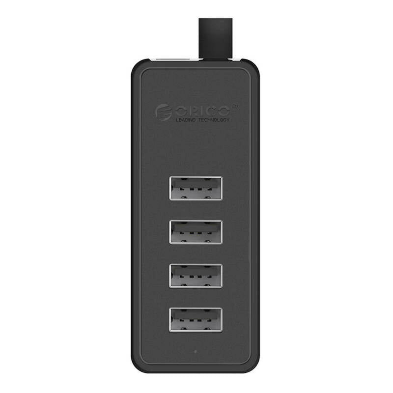 Orico W5P-100 USB to 4x USB 2.0 Hub Adapter (black) - Image 1