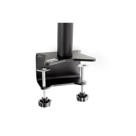 EDBAK SV11 desk mount for three 19 “-27” monitors, curved | EDBAK