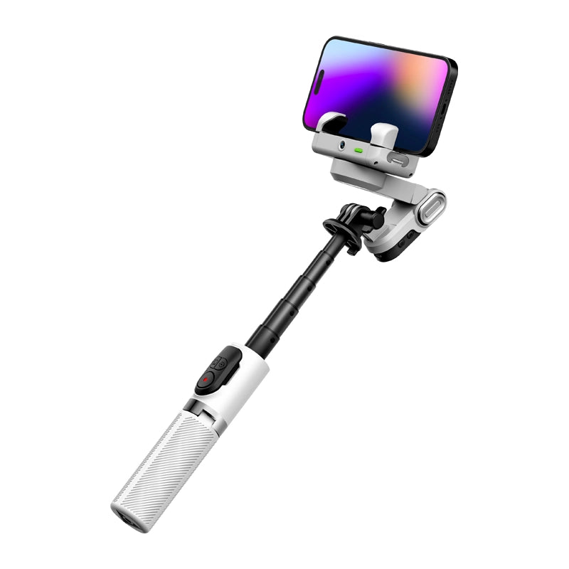 AOCHUAN M1 Pro Gimbal with RGB Lighting (White) - Image 2