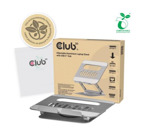 NB ACC STAND ALUMINIUM USB-C/CSV-2554 CLUB3D