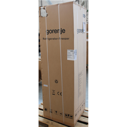 SALE OUT. Gorenje NRK418ECS4 Refrigerator, E, Free standing, Combi, Height 182.4 cm, Net Fridge 171 L, Net Freezer 85 L,