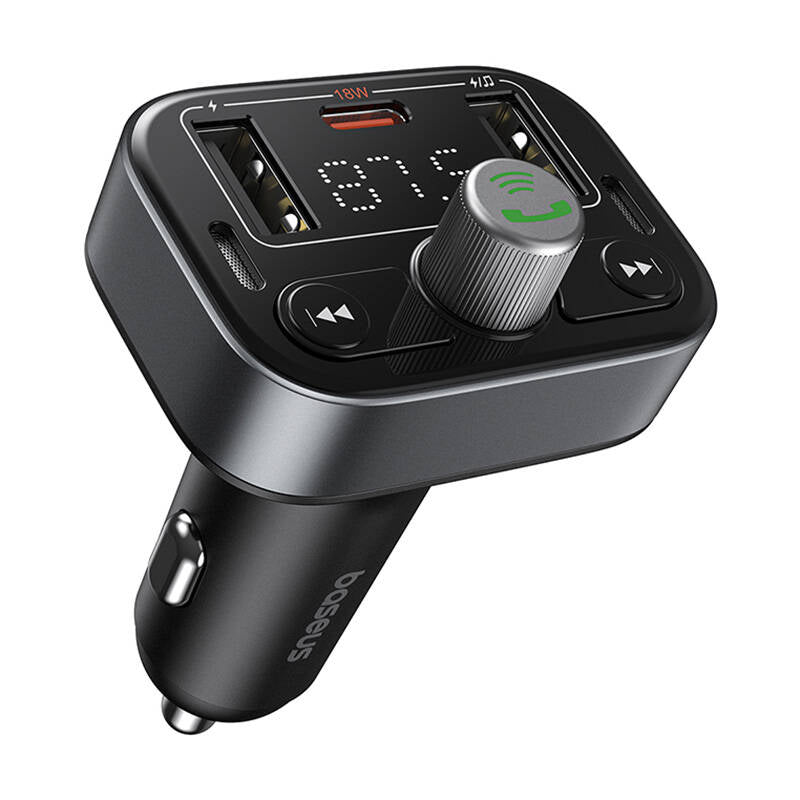 FM Transmitter Baseus S-09 Pro, Bluetooth (black) - Image 4
