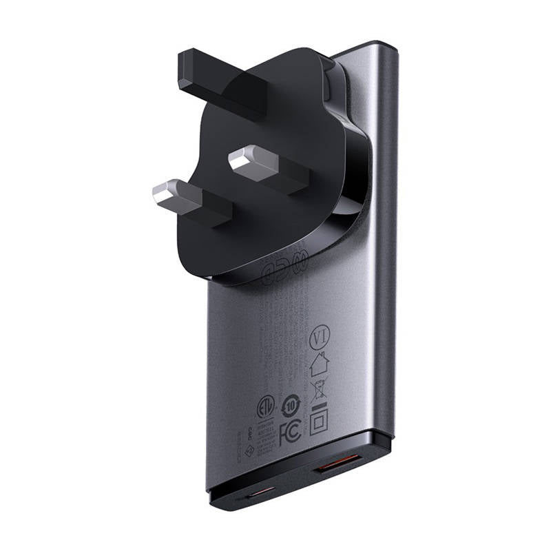 Wall charger Baseus GaN5, 65W, 1xport USB-C, 1XUSB-A - Image 4