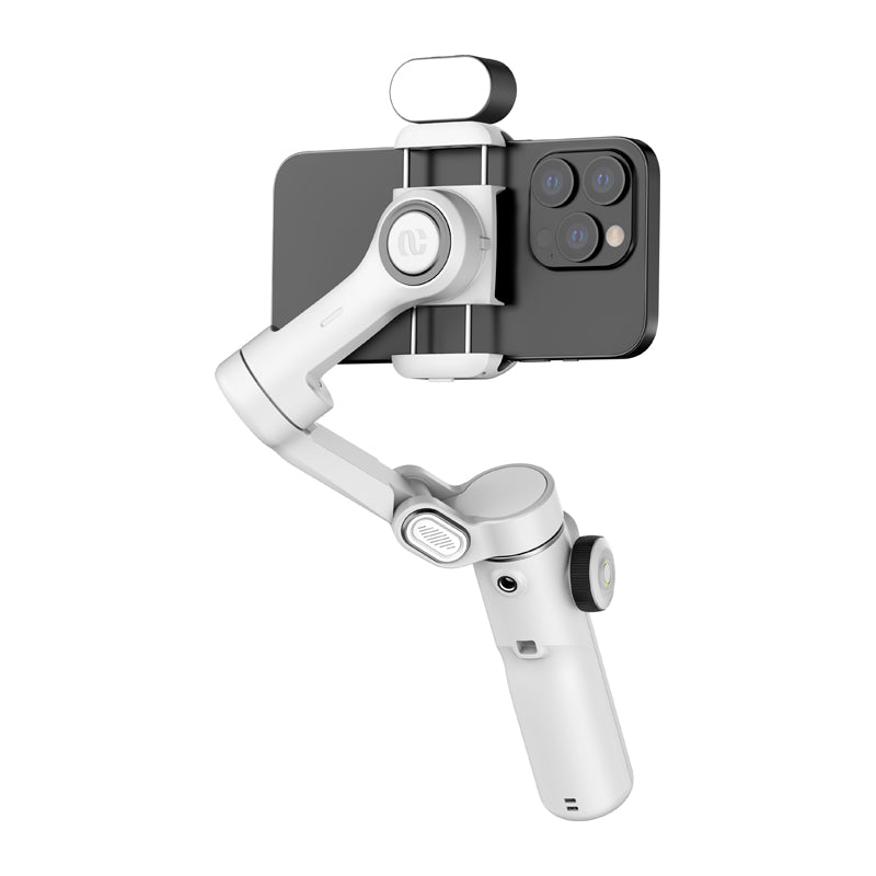 AOCHUAN X2 Gimbal with RGB Lighting (White) - Image 3