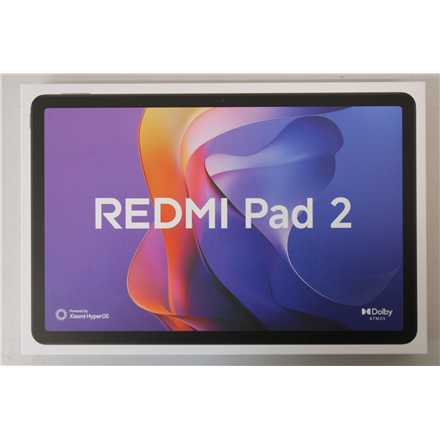 SALE OUT. Xiaomi Redmi Pad 2 (Graphite Gray) 11" IPS LCD 1600x2560/2.2GHz&2.0GHz/128GB/4GB RAM/Android 15/BT,WiFi,VHU565