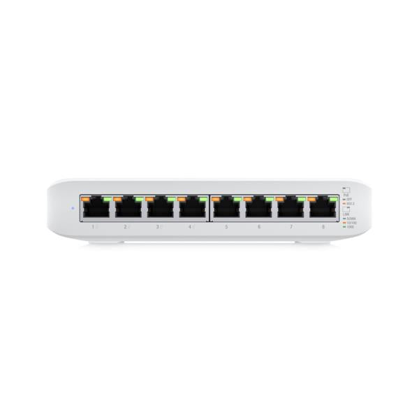 Switch UBIQUITI Lite 8 PoE Type L2 Desktop/pedestal 8x10Base-T / 100Base-TX / 1000Base-T PoE+ ports 4 USW-LITE-8-POE