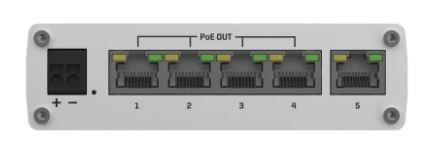 Switch TELTONIKA TSW101 5xRJ45 PoE ports 4 60 Watts TSW101