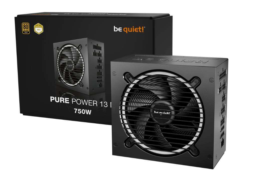 Power Supply BE QUIET Pure Power 12 750 Watts Peak Power 820 Watts Efficiency 80 PLUS GOLD PFC Active MTBF 100000 hours BP026EU