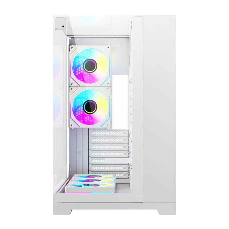 Computer case DarkFlash TH285 PLUS + 8 fans (white) - Image 5
