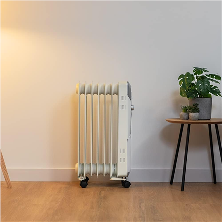 Cecotec ReadyWarm 7000 Space | Oil Radiator | 1500 W | Number of power levels 3 | Suitable for rooms up to 15 m² | White