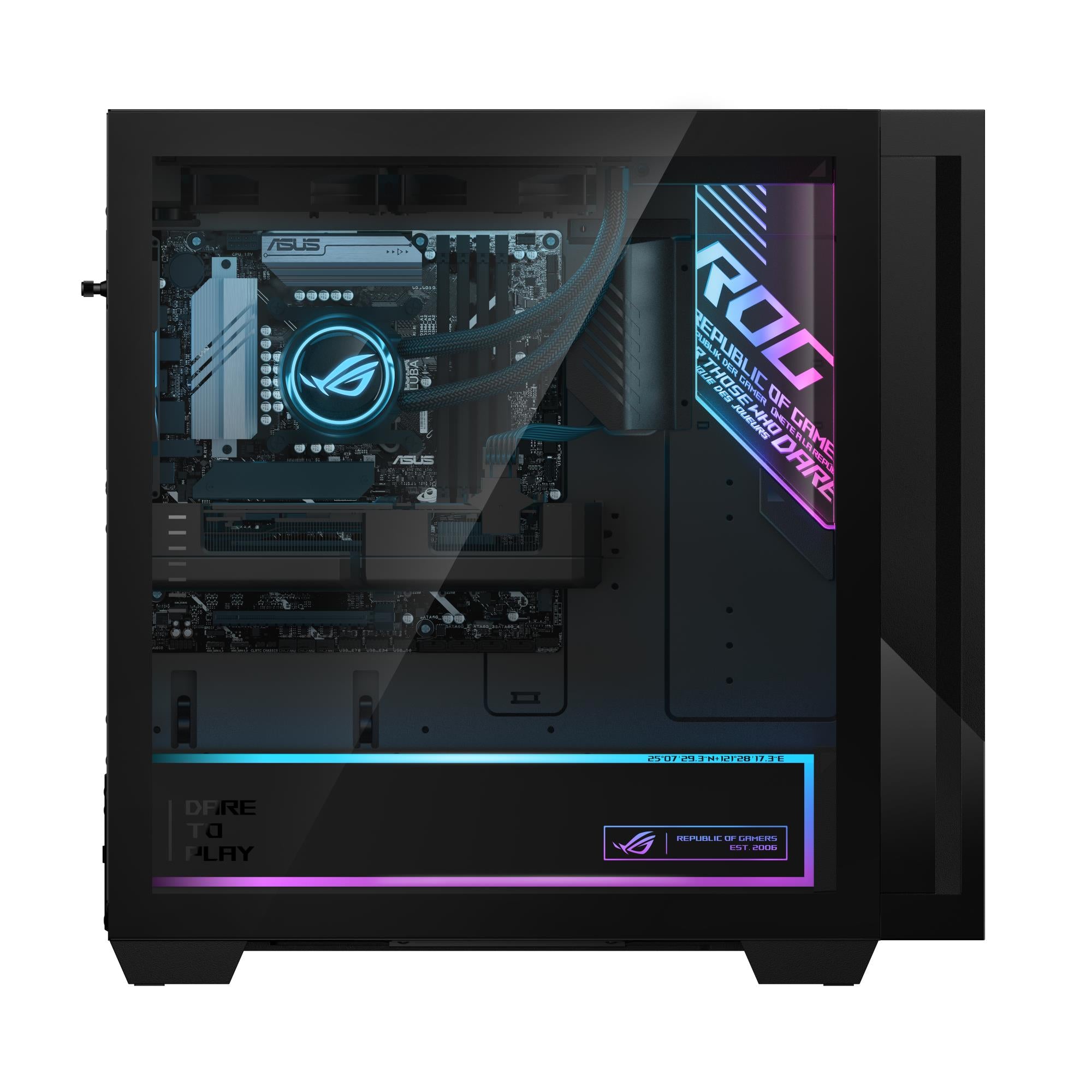 PC ASUS ROG G700 Tower Intel Core Ultra 5 225F 32 GB DDR5-SDRAM Storage SSD SSD 1 TB NVIDIA GeForce RTX 5070 On board graphics Not available Wi-Fi Yes Bluetooth Yes Windows 11 Home 90PF0561-M02PN0