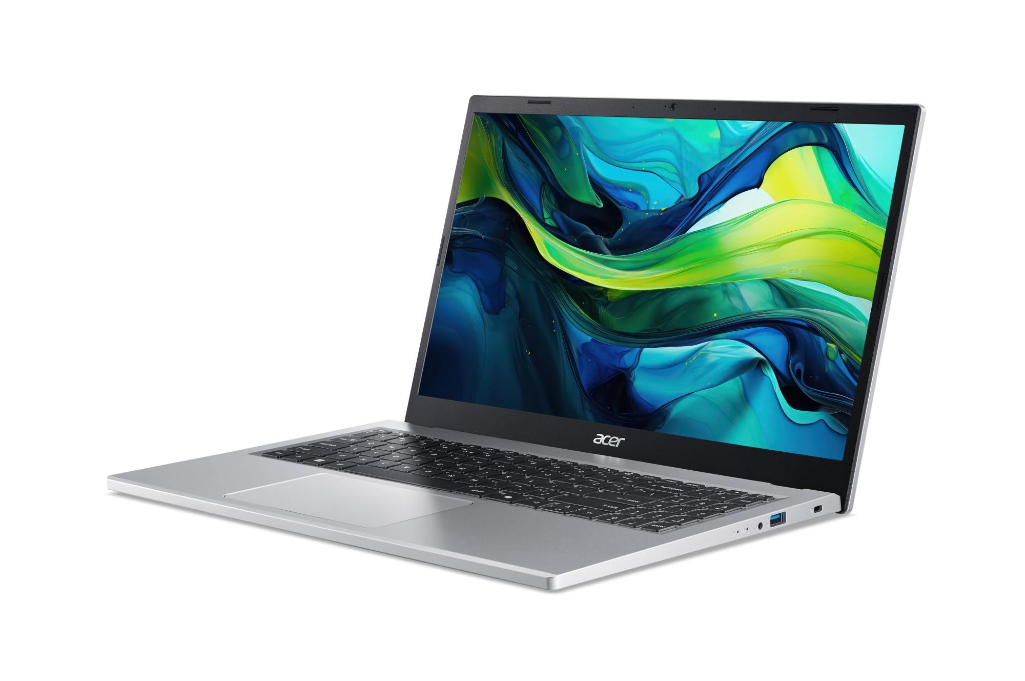 Notebook ACER Aspire Go 15 CPU AMD RyzenT 5 7520U 2.8 GHz 15.6 " 1920x1080 pixels RAM 16 GB DDR5-SDRAM SSD 512 GB On-board graphics Yes Keyboard language English OS installed Windows 11 Home Colour Silver Weight 17.3 KG NX.J3DEL.001