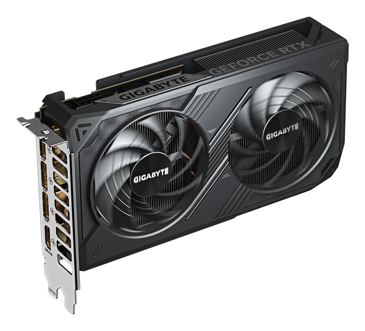 Graphics Card GIGABYTE NVIDIA GeForce RTX 5060 8 GB GDDR7 128 bit PCIE 5.0 16x GPU 2512 MHz GV-N5060WF2OC-8GD