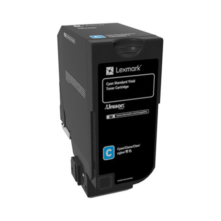 Lexmark CS72x Cyan Standard Yield Toner Cartridge | Lexmark 74C0S20 | CS720 Cyan Standard Yield Toner Cartridge | Cartri