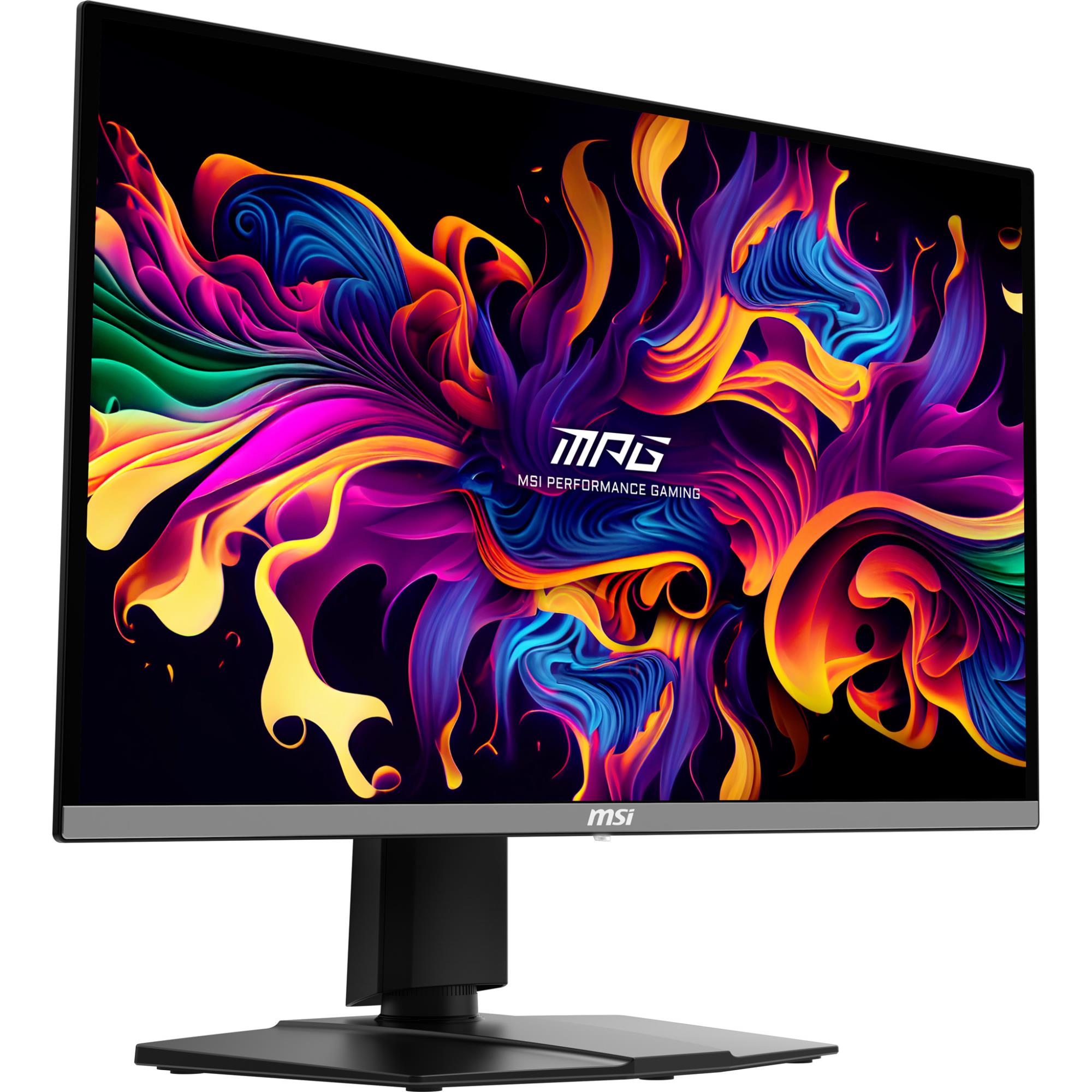 Monitor MSI MPG 271QRX QD-OLED 26.5" Gaming Panel QD-OLED 2560x1440 16:9 360Hz Matte 0.03 ms Swivel Pivot Height adjustable Tilt Colour Black MPG271QRXQD-OLED