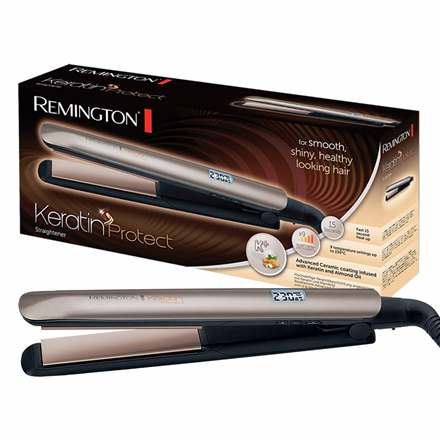 Remington | Keratin Protect Hair Straightener | S8540 | Ceramic heating system | Display LCD | Temperature (max) 230 °C 