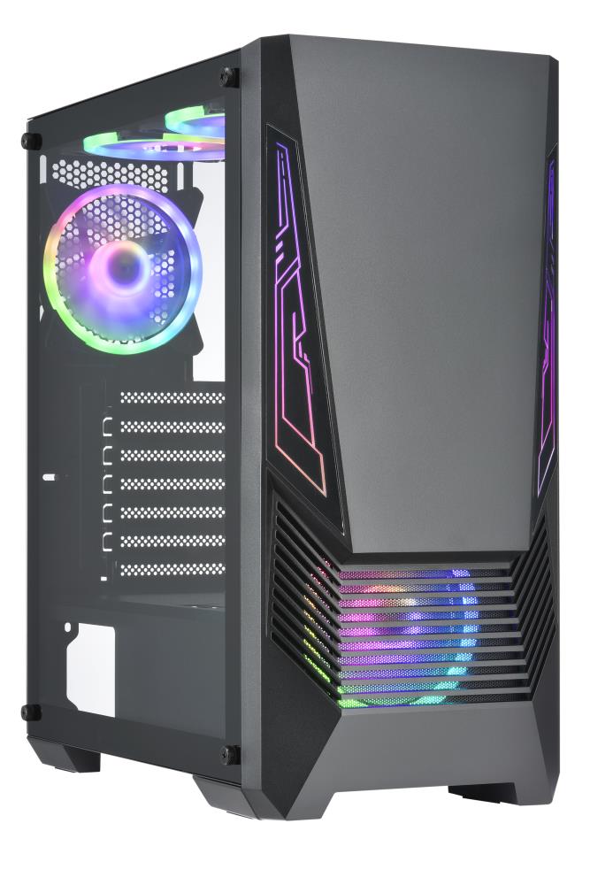 Case GOLDEN TIGER Supported motherboard form factors ATX/micro ATX Black Midi Tower Buffalo M730i BUFFALOM730I