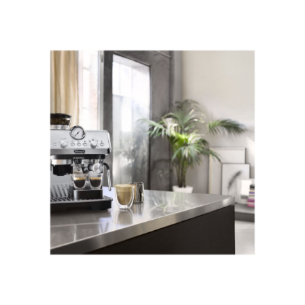 Delonghi Coffee machine | EC9155.MB | Pump pressure 15 bar | Built-in milk frother | Manual | Metal Black | 1400 W