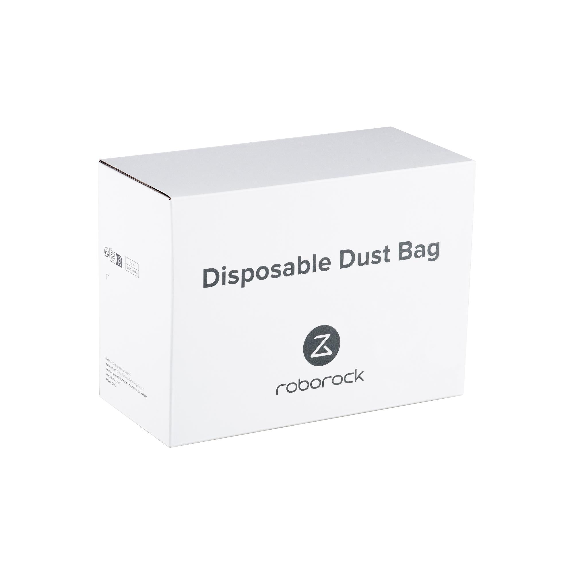 Vacuum Cleaner Accessory ROBOROCK Disposable Dust Bag 6pcs White For Qrevo0/Qrevo5/Qrevo0 MaxV/Qrevo0 MaxV(R&D)/S80 MaxV Ultra/S85 MaxV Ultra/S80 MaxV Ultra(R&D)/S80 Max Ultra/S85 Max Ultra/S80 Max Ultra(R&D)/Qrevo0 S/Qrevo5 S/Qrevo0 Pro/Qrevo5