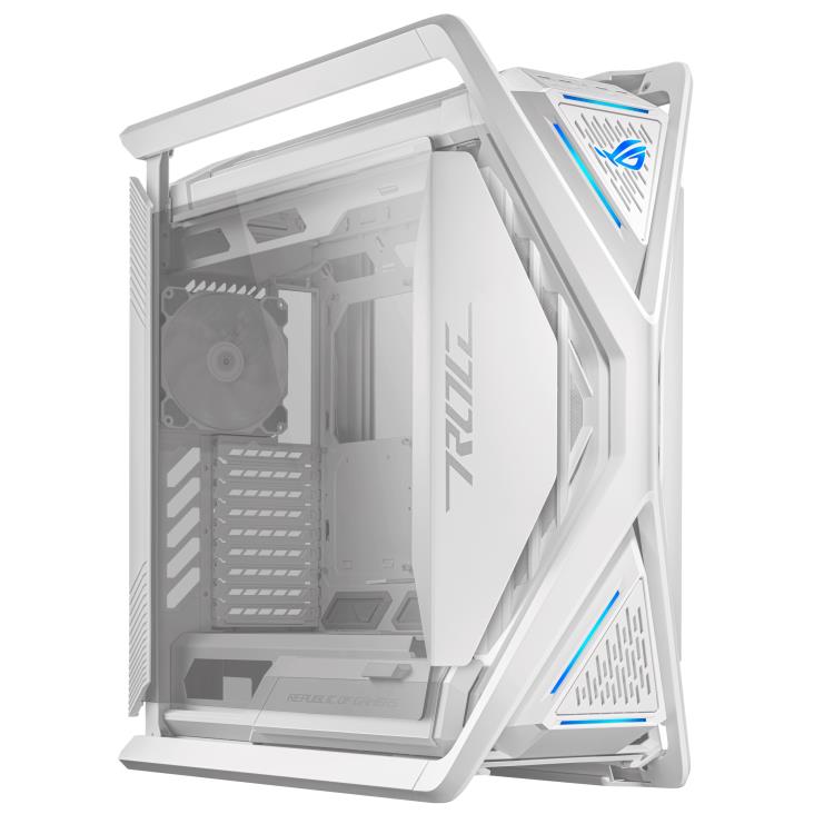 Case ASUS ROG Hyperion GR701 MidiTower Case product features Transparent panel Not included ATX EATX MicroATX MiniITX Colour White GR701ROGHYPWH/PWMFAN