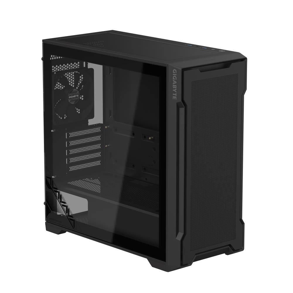Case GIGABYTE GB-C102G MidiTower Case product features Transparent panel Not included MicroATX MiniITX Colour Black GB-C102G