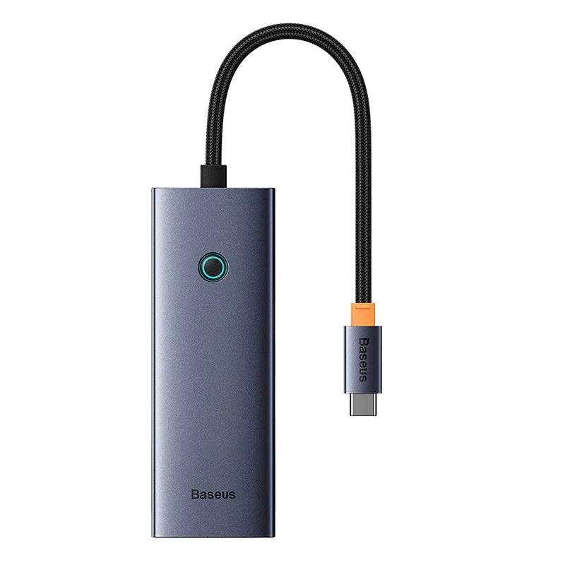 5-in-1 Hub Baseus UltraJoy Series USB-C to HDMI4K@30Hz+3xUSB 3.0+1xPD (grey) - Image 1