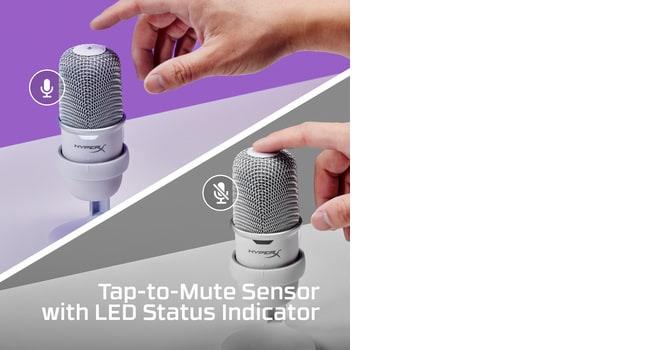 MICROPHONE HYPERX SOLOCAST/WHITE 519T2AA HYPERX