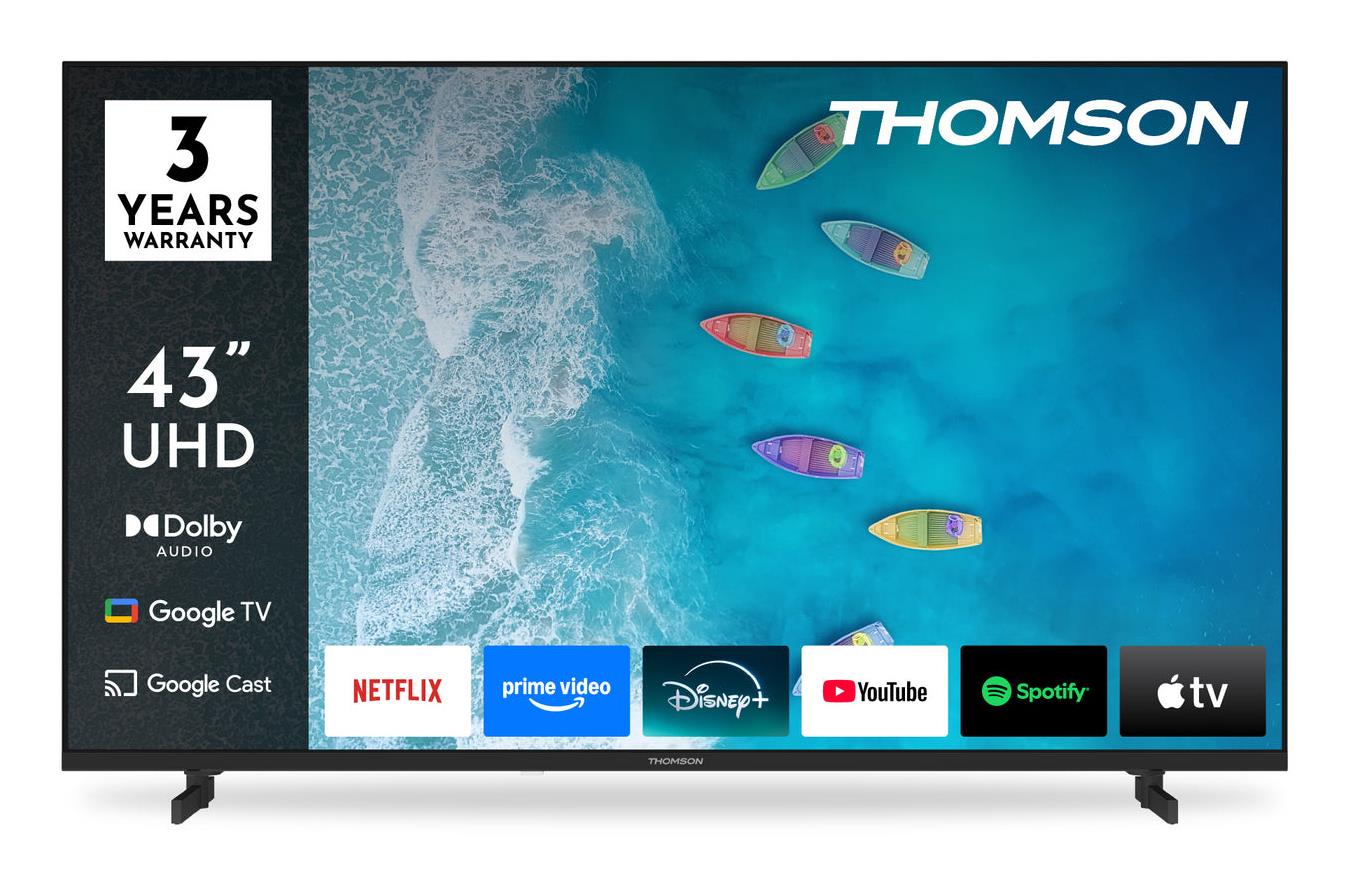 TV Set THOMSON 43 " 4K Ultra HD 3840 x 2160 pixels Flat 16:9 LED 43UG4S15