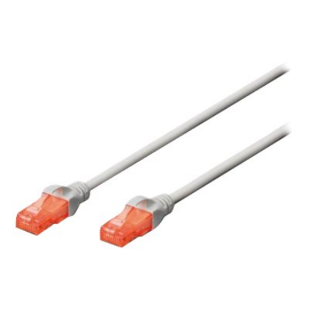 CAT 6 U-UTP | Patch cord | PVC AWG 26/7 | Transparent red colored plug for easy identification of Category 6 (250 MHz) |