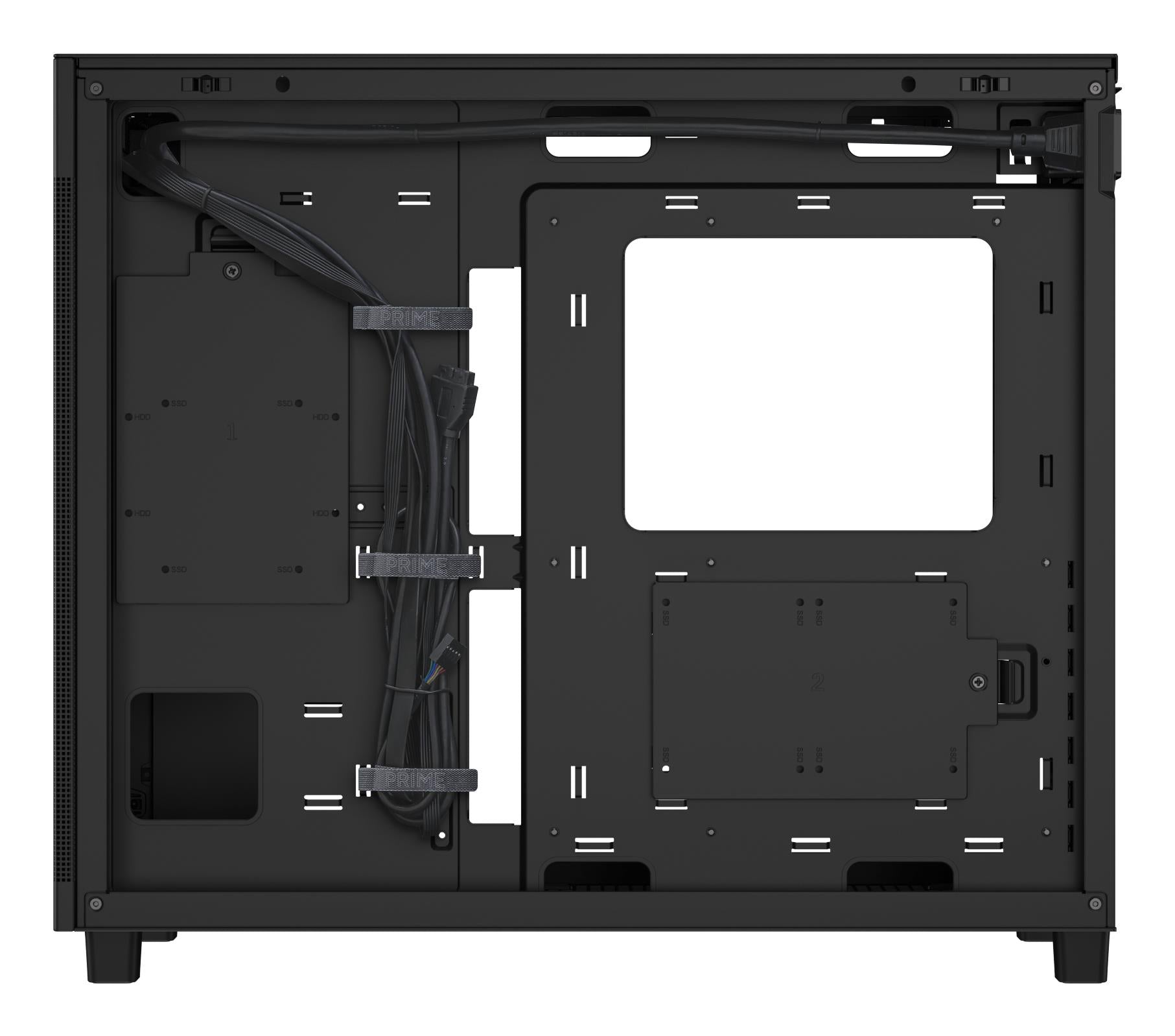 Case ASUS ATX/micro ATX/Mini-ITX Black Midi Tower PC PRIME AP303 MESH BLACK 90DC00V0-B30000