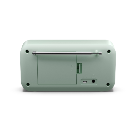Sharp DR-P420(GN) Tokyo Portable Digital Radio, FM/DAB/DAB+, Bluetooth 5.0, USB or Battery Powered, Aquamarine Green | S
