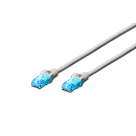 Digitus | Patch cord | UTP | Grey | RJ45 | RJ45