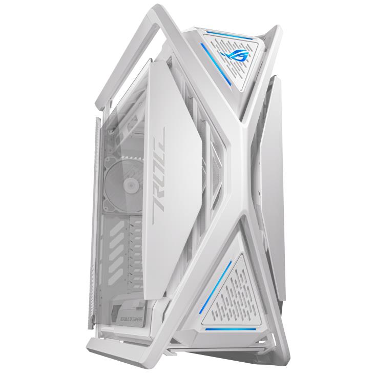 Case ASUS ROG Hyperion GR701 MidiTower Case product features Transparent panel Not included ATX EATX MicroATX MiniITX Colour White GR701ROGHYPWH/PWMFAN