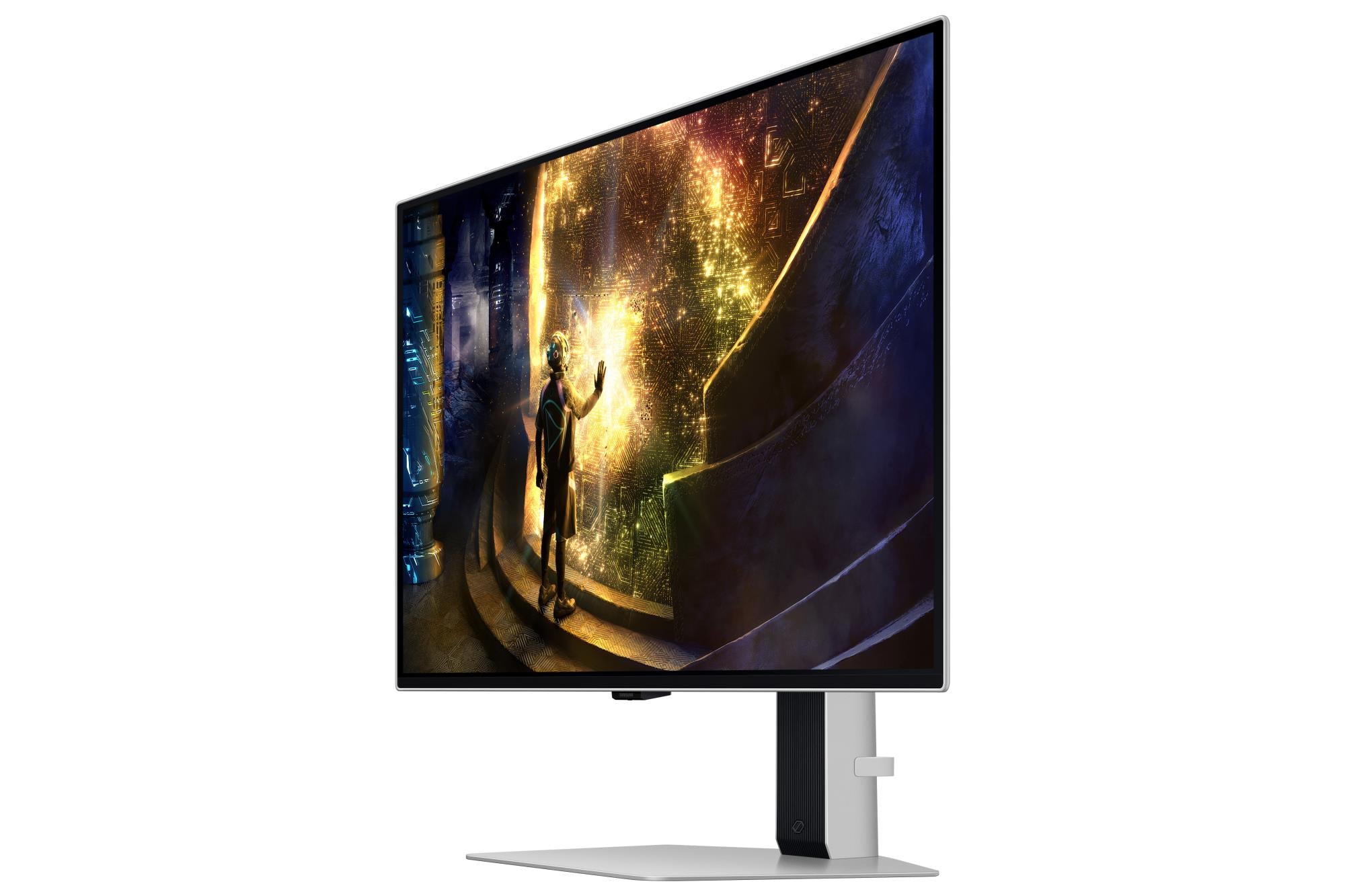 Monitor SAMSUNG LS27DG610SUXEN 27" Gaming Panel OLED 2560x1440 16:9 240Hz Matte 0.03 ms Swivel Pivot Height adjustable Tilt Colour Silver LS27DG610SUXEN