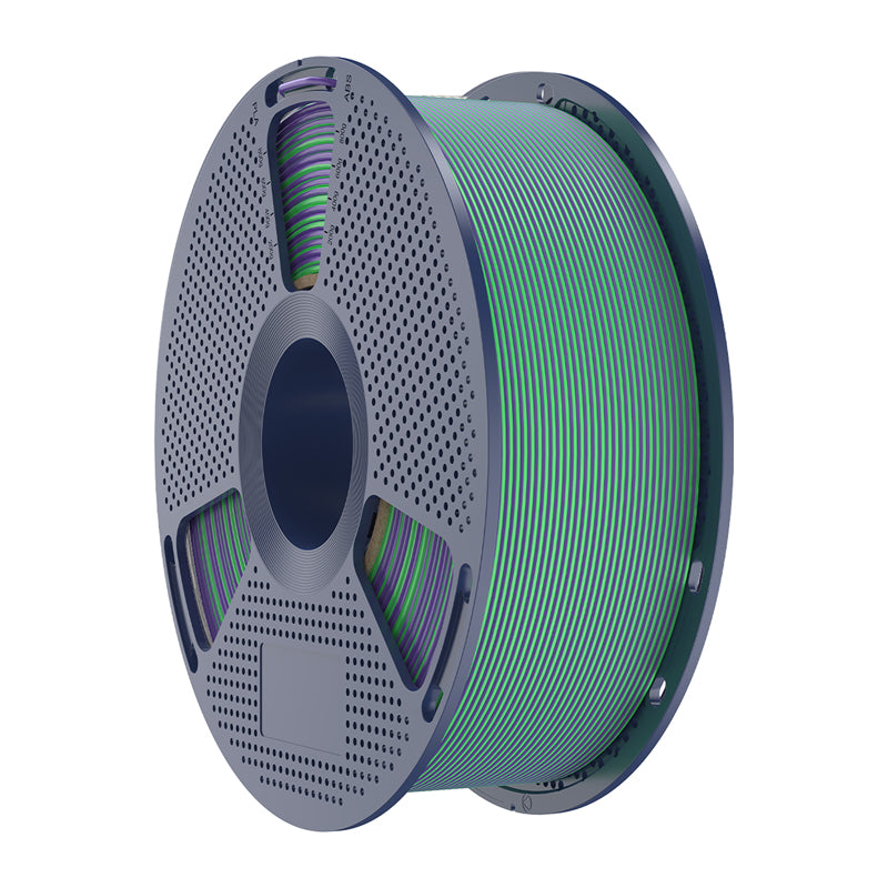 Sunlu PLA+ Silk Dual Color Filament (green and purple) - Image 4